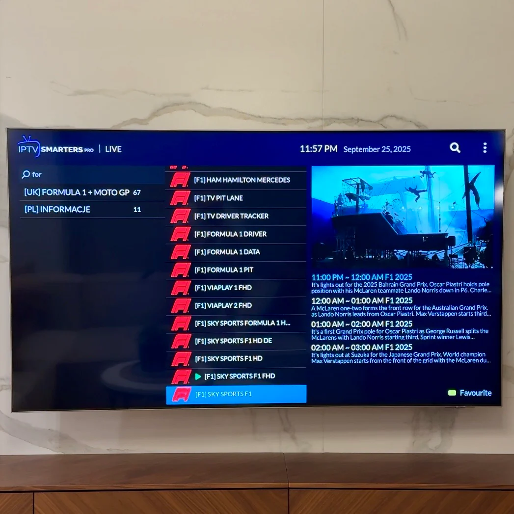 Premium IPTV-tjeneste med HD-strømming